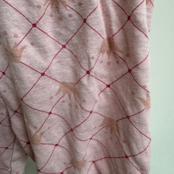 Daughter Queen 4T Girls Cozy Pink Crown Kids Pajama Shorts Bottoms - Picture 2 of 4